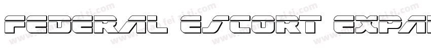 Federal Escort Expan字体转换